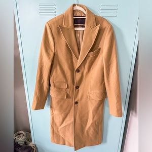 Zara Camel Pea Coat